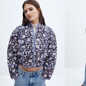 MANGO Quilted reversible jacket